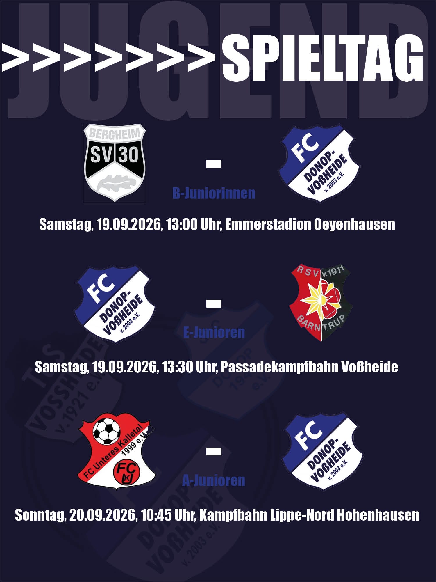 Spieltag 1909
